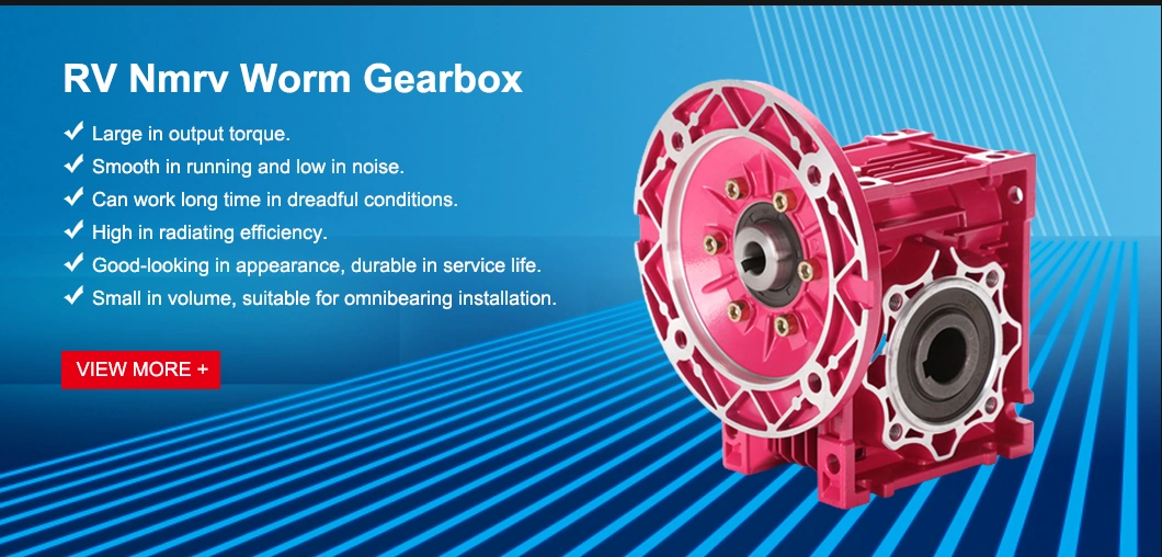 Aluminum Nmrv Worm Reduction Gearbox